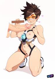 Tracer trying to measure that big dick (owler) [Overwatch] : rrule34