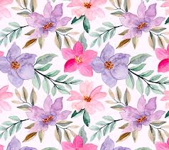 Check abstract/geometric 37 check animal pattern 4 check damask 11. Watercolor Purple Floral Pattern Digital Art By Noirty Designs