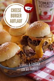Cheeseburger Auflauf Rezept Amerikanisches Essen Cheeseburger Amerikaner Rezept