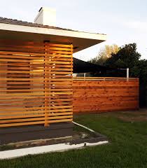 Give your horizontal cedar fence an upgrade by adding a limestone base, slats on top or even both! Blog Urbansherp Com Eco Friendly Products Shopping Guide Perhaps The Wood Slats On The End Of The Porch Para Backyard Fences Backyard Diy Horizontal Fence