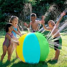 Leiyini Aufblasbare Wasser Spray Ball Kinder Wasser Sprinkler Spielzeug Sommer Outdoor Fun Spielzeug Ideal F R Gart In 2020 Kinderschwimmen Ball Kinder Lachende Kinder