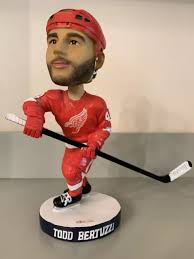 VTG TODD BERTUZZI Detroit Red Wings #44 Bobblehead JOE LOUIS ARENA GAME  GIVEAWAY $15.99