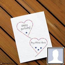 Collection of birthday card template with name. Birthday Card For Girlfriend With Name And Photo Birthday Card For Girlfriend Birthday Card With Name Romantic Birthday Cards