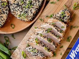 Sesame Crusted Grilled Tuna Steak