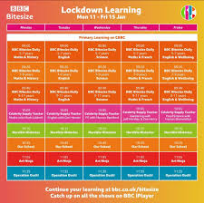 Use bbc bitesize to help with your homework, revision and learning. Bbc Bitesize Timetable Week Beg 11th January 2021 Corpus Christi Primary School And Nursery