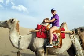Did you go to the qum last … night?b. Ride Camels In Dunhuang Mingshashan Camel Ride 2021