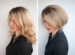 Faux bob hairstyle is attributed by a blend of black and blonde colors throughout the head. Faux Bob Hairstyle Tutorial Try Out Short Hair Before The Big Chop Hair Romance