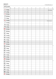 Gratis kalender som ska skrivas ut för januari 2021 64ms. 2021 Arkiv Blankettbanken