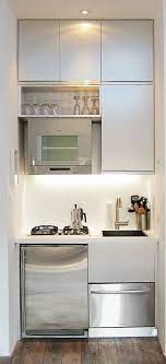 Compact kitchenette by avanti (avanti ck30b). Chic Compact Kitchen For A Small Space A Great Idea For A Studio Apartment By Aniky Small Apartment Kitchen Tiny Kitchen Design Kitchen Remodel Small
