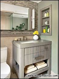 Dar Banyolar Icin Ideal Lavabo Modelleri Hangi Mobilya Banyo Makyaj Masasi Banyo Duvar Dolaplari Lavabolar