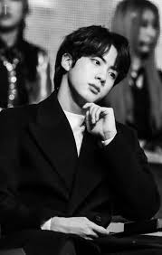 Jin Black And White Suit Seokjin Bts Worldwide Handsome Kim Jin