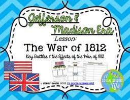 War Of 1812 Teacherspayteachers Com War Of 1812 Reading Passages Studying Life