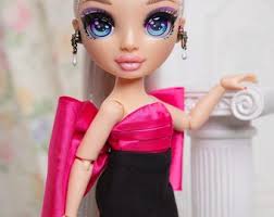 bow dress for rainbow high doll