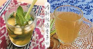 香茅亦稱為香茅草 是常見的香草之一 因有檸檬香氣 故又被稱為檸檬草 香茅具有治療風濕 偏頭痛 還能預防感冒 淨化腸胃 沁人心脾的香茅水 尤其適合夏季飲用 不僅祛濕解乏 還能美顏護膚 調理油膩不潔皮膚
