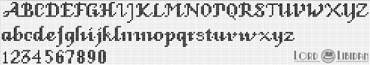 02 av 08 bluebird and hummingbird alphabet. Over 50 Free Cross Stitch Alphabets Fonts Lord Libidan