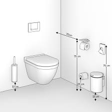 How a bathroom lays out will revolve around the toilet, the maximization of space, and the functionality of all elements. Bathroomdesignprinciples Bathroom Dimensions Restroom Design Toilet Dimensions