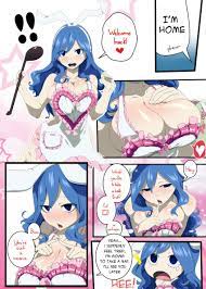 lexus (artist), juvia lockser, fairy tail, highres, 1girl, apron, blush,  breasts, large breasts, naked apron, open mouth - Image View - | Gelbooru -  Free Anime and Hentai Gallery