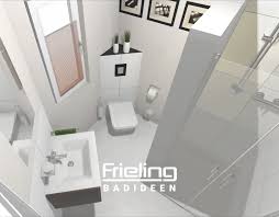 Das Asymmetrische Gastebad 3d Planung Vogelperspektive Draufsicht Runde Anordnung Gastebad Badezimmer 4m2 Badezimmer