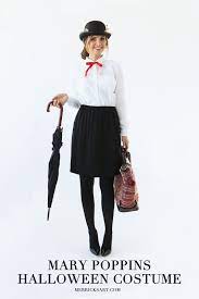 The Easiest Mary Poppins Costume Diy Merrick S Art Diy Halloween Costumes For Women Disney Costumes Diy Easy Halloween Costumes