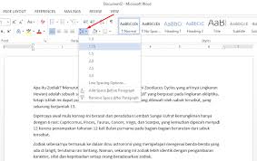 Cara Mengatur Spasi Di Word 2007 2010 2013 2016 Kimtuck Com