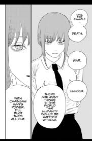 Makima basically called out 3 Primal Devils here, if Denji goes to Hell for  Power, they could target him to prevent getting eaten by Chainsaw :  r/ChainsawMan