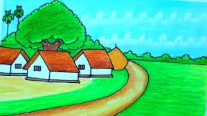 Drawing With Oil Pastel Colour Bizimtube Creative Diy Ideas Crafts And Smart Tips Polish your personal project or design with these landscape drawing transparent png images, make it even more personalized and more attractive. drawing with oil pastel colour