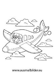 Ausmalbild Pilot Flugzeug Zum Ausmalen Ausmalbilder Ausmalen