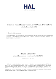 Certains ont presque réussi à démêler l'écheveau d'intrigues imaginé par andré gide, se sont approchés de l'incarnation à l'écran de ce modèle de mise en abîme. Gide Les Faux Monnayeurs Le Travail Du Texte Docsity