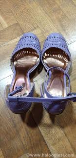 Ljubičaste kožne ženske cipele na štiklu | Halo Oglasi