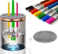 Amazon.com: Vodolo Electric Paint Brush Cleaner Machine,Easy ...