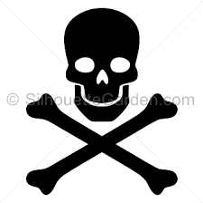 Skull And Crossbones Silhouette Skull Silhouette Skull And Crossbones Silhouette Clip Art