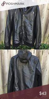 List Men S Rock Republic Leather Jacket Euc Leather Jacket Jackets Rock Republic