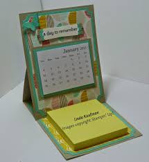Linda K S Stampin Page Stampin Up S Best Year Ever Easel Calendar Stampin Up Mini Calendars