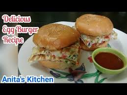 Egg Burger Recipe Breakfast Buns Bun Omelette Anda Pav Youtube Burger Recipes Burger Recipes