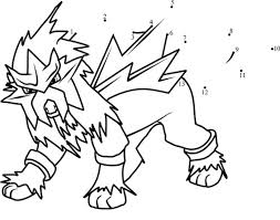 We have chosen the best entei coloring pages which you can download online at mobile, tablet.for free and add new. Entei Dot To Dot Coloring Page Free Printable Coloring Pages For Kids
