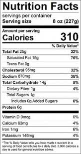 Nutrition Facts Central Marketcentral Market
