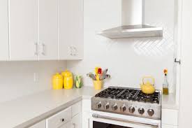 More specifically, it uses bamboo cream 4x12 and 2x12 glass, and the acquarella ceramic graphite. Herringbone Tiles Kitchen Ideas Fireclay Tile
