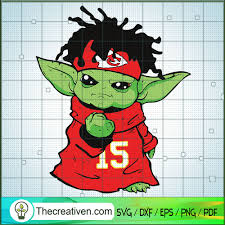 Yoda Kansas City Chiefs Svg Baby Yoda Svg Yoda Nfl Svg Premium Original Svg Cut Files