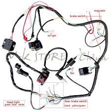 View all chinese atv wiring diagrams. Complete Electrics Atv Quad250cc Coil Cdi Harness Wiring Atv Quad Bike Gokart Complete Electrics Quad Bikeatv Quad Bike Aliexpress
