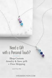 Birthstone Gifts For Mom For The Perfect Mother S Day Gift Create A Personalized Birthstone Necklace Mom Will Be Sure To L Coordinates Jewelry Birthstone Necklace Personalized Jewelry