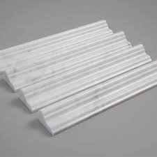 Marble chair rail molding is perfect for any interior project and can be used for marble tile kitchen backsplash, shower surround, dining room, hall, and more, adding. Buy Soulscrafts Italian White Carrara Marble Chair Rail Trim Molding 2 X 12 Inch Polished 8 Pcs Box Online In Kazakhstan B088fj8wc8