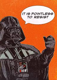 It S Pointless To Resist Poster Print By Star Wars Displate In 2020 Star Wars Pop Art Pop Art Posters Star Wars Concept Art