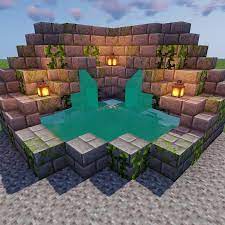 Minecraft Fountain Design Minecraft Fountain Minecraft Farm Minecraft Architecture