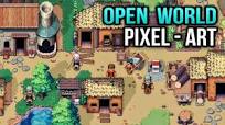 Top 10 PIXEL ART OPEN WOLRD Games for Android & iOS 2025 | Pixel Art RPG  Open world 2025
