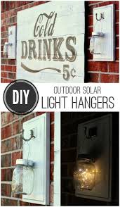 Diy Solar Light Hangers Solar Lights Diy Light Hanger Diy Solar