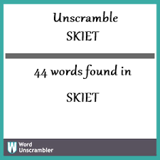 Skiet, kurukshetra offers 19 courses across 3 streams namely engineering, management, it and across 6 degrees like b.tech, bca, bba, m.tech, mba. Unscramble Skiet Unscrambled 44 Words From Letters In Skiet