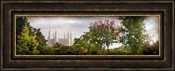 It was dedicated on november 19, 1974 by spencer w. Washington D C Temple The Day Dawn Is Breaking 19x48 Canvas Framed Art Deseret Book