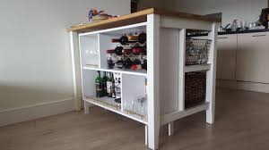You might also like this photos or back to bar cabinet ikea and furniture ideas. Ikea Valje Shelf Unit Hacked And Customized Into Bar Cabinet And Placed Under An Ikea Stenstorp Kitchen Island Kuche