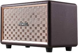 Amazon Com Tewell Vintage Bluetooth Speakers Bass Enhanced Technology Retro Speakers Plug In Speakers For Pc Laptop Desktop Tablet Cellphone And Projector Computers Accessories Owlee scroll premium is a speaker covered with vintage style leather and consists of every spec which are the best retro speakers?