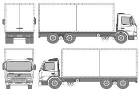 Volvo Fm7 Truck Blueprint Volvo Trucks Trailer Plans